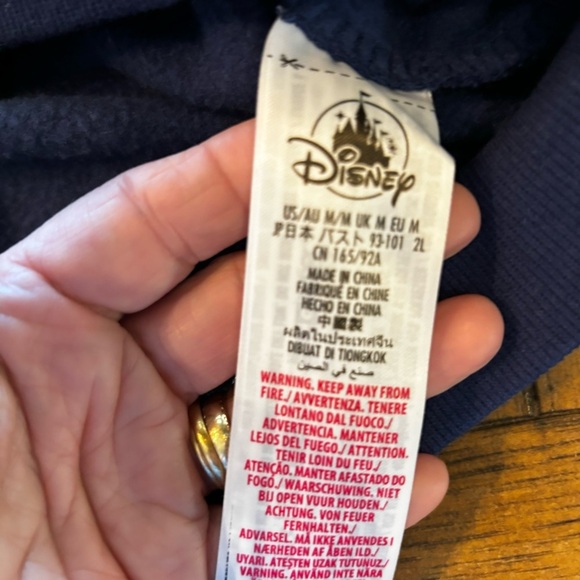 Walt Disney World 50th Anniversary Cropped Hoodie Sweatshirt, Medium, Blue - Picture 5 of 9